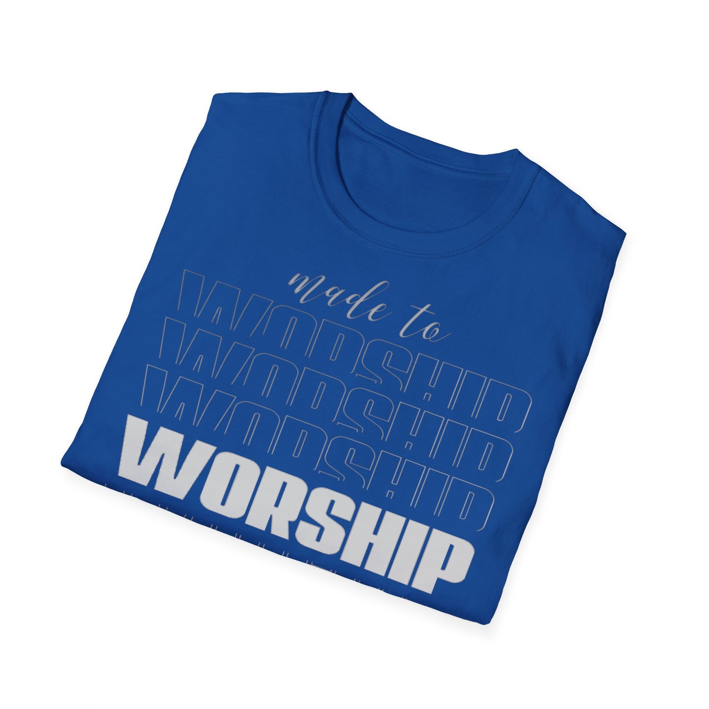 T-Shirt „Zur Anbetung gemacht“ für Unisex