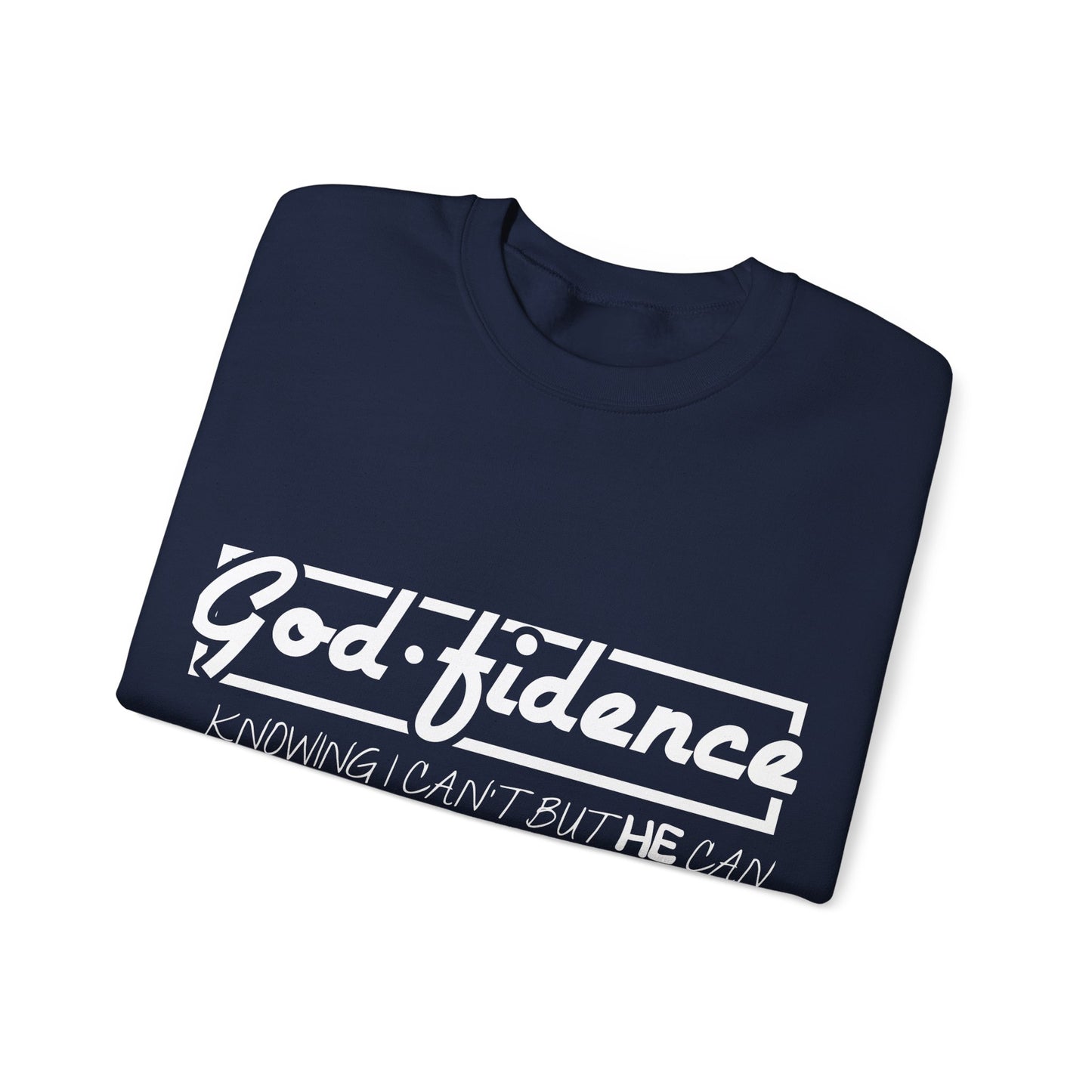 Confidence - God.fidence Unisex Crewneck Sweatshirt