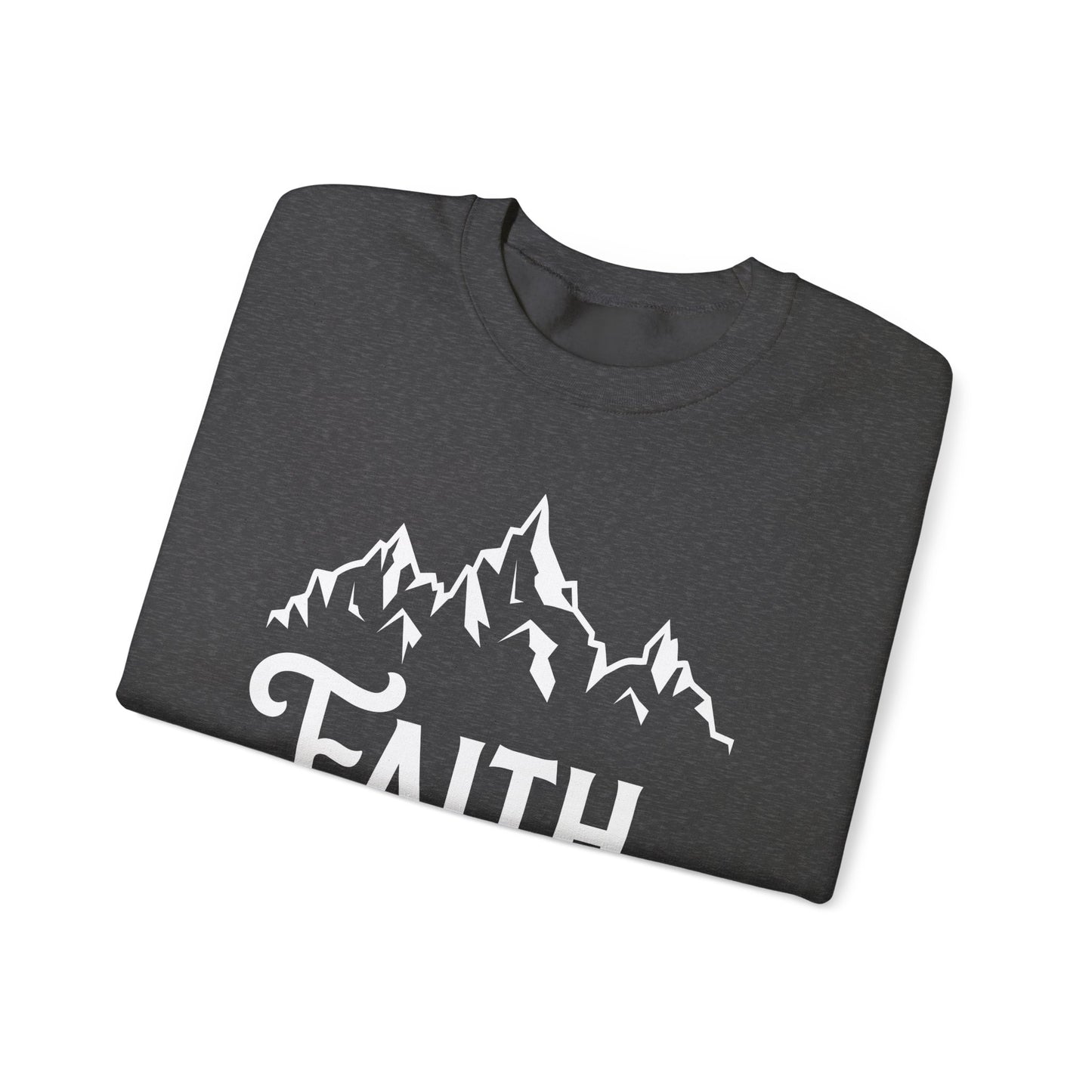 Unisex Heavy Blend™ Crewneck Sweatshirt - Faith can move mountain