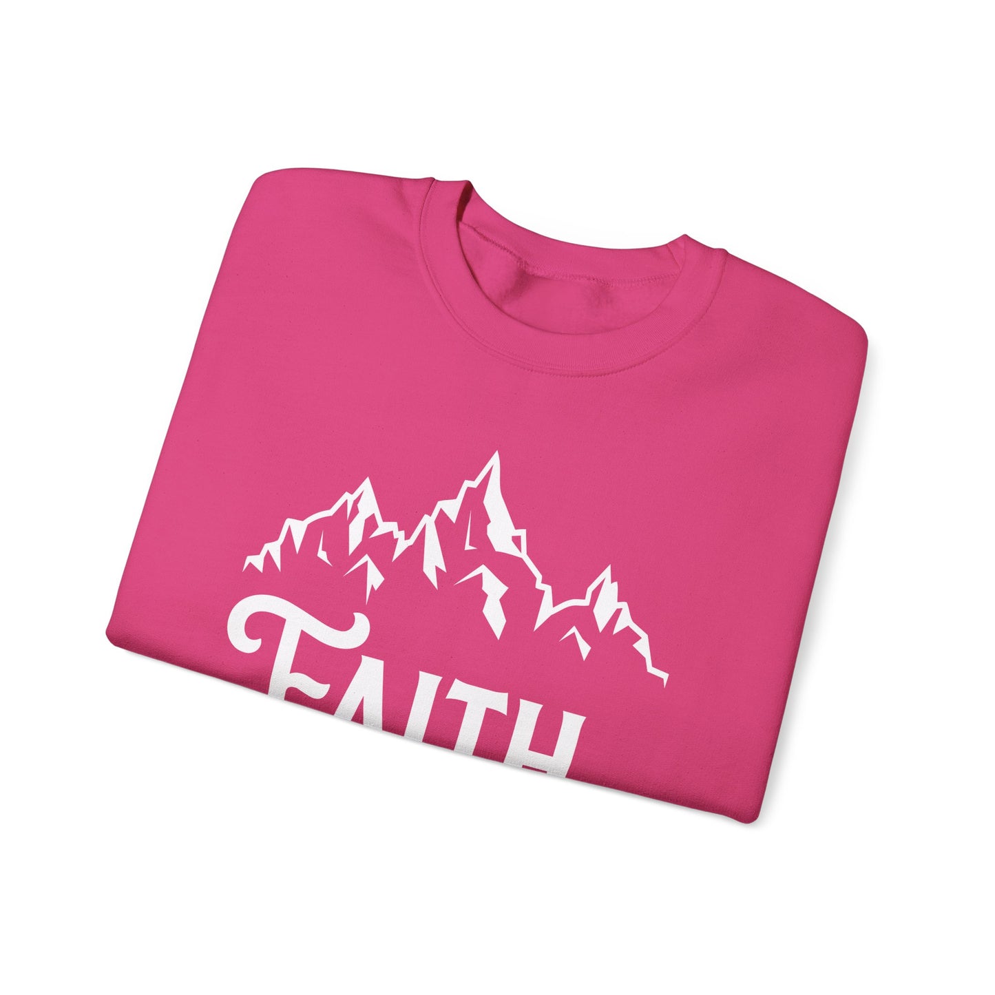 Unisex Heavy Blend™ Crewneck Sweatshirt - Faith can move mountain