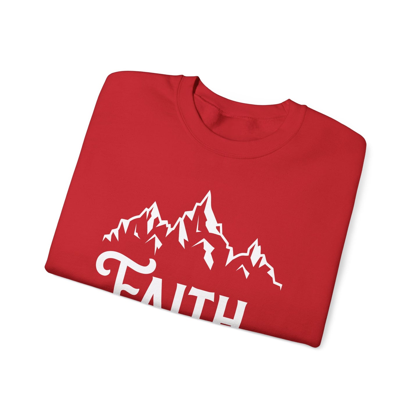Unisex Heavy Blend™ Crewneck Sweatshirt - Faith can move mountain