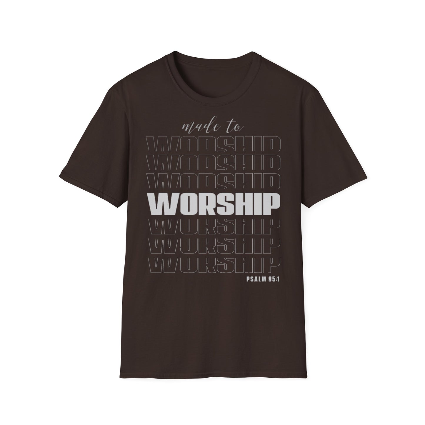 T-Shirt „Zur Anbetung gemacht“ für Unisex