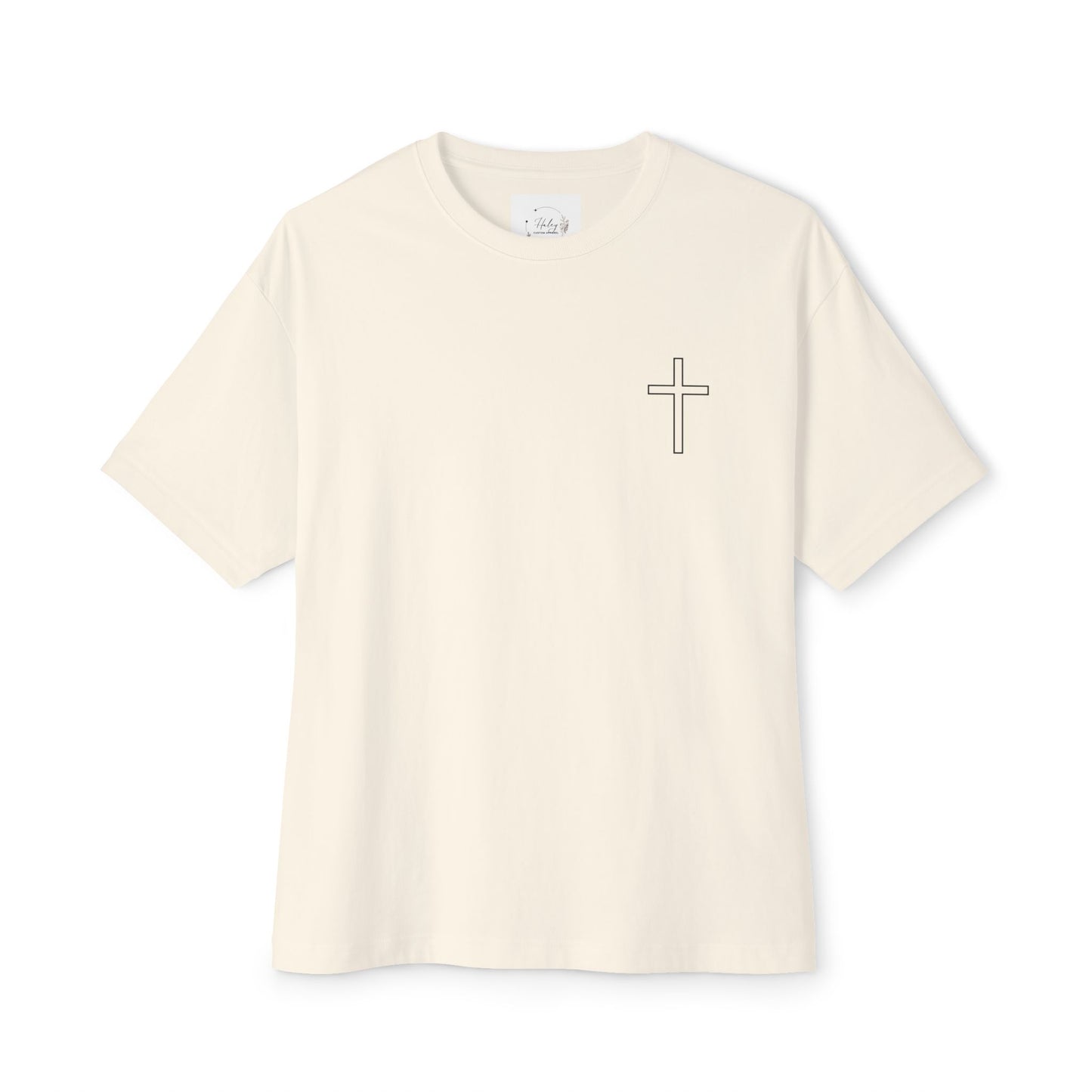 Faith Inspired Women Oversized Boxy Tee - Coffee Lovers' Shirt