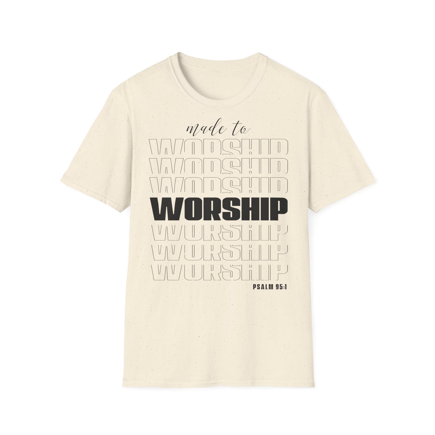 T-Shirt „Zur Anbetung gemacht“ für Unisex
