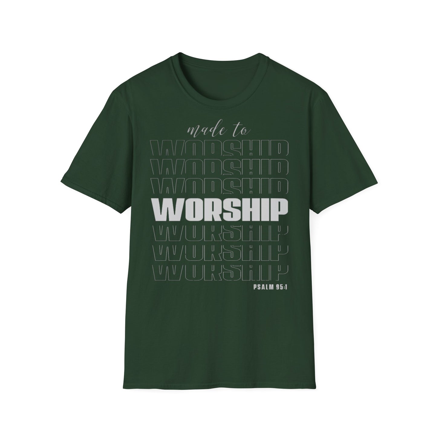 T-Shirt „Zur Anbetung gemacht“ für Unisex