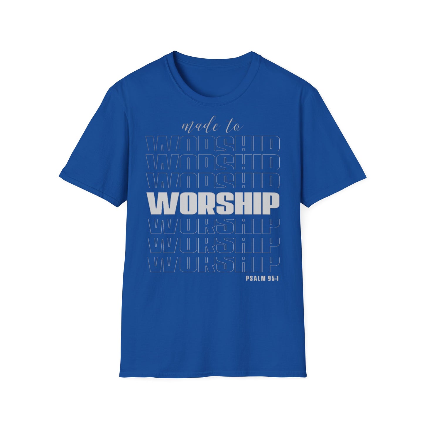 T-Shirt „Zur Anbetung gemacht“ für Unisex