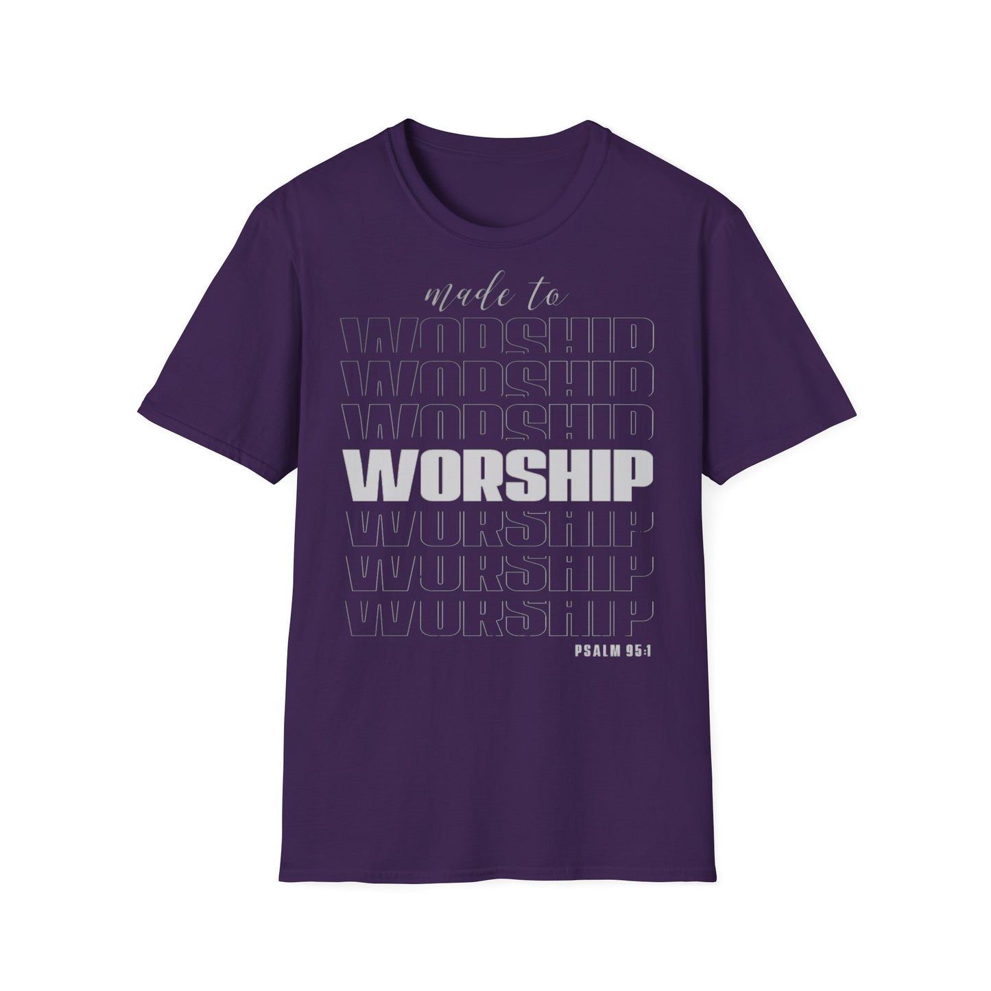 T-Shirt „Zur Anbetung gemacht“ für Unisex