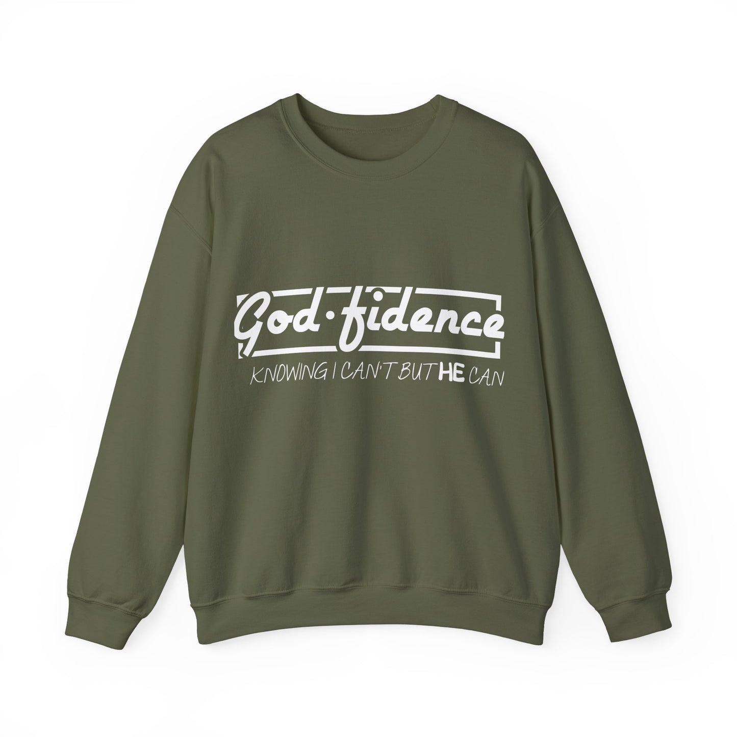Confidence - God.fidence Unisex Crewneck Sweatshirt
