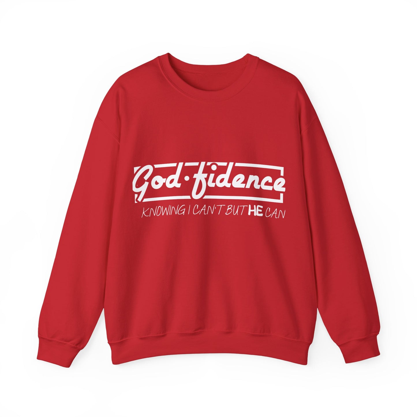 Confidence - God.fidence Unisex Crewneck Sweatshirt