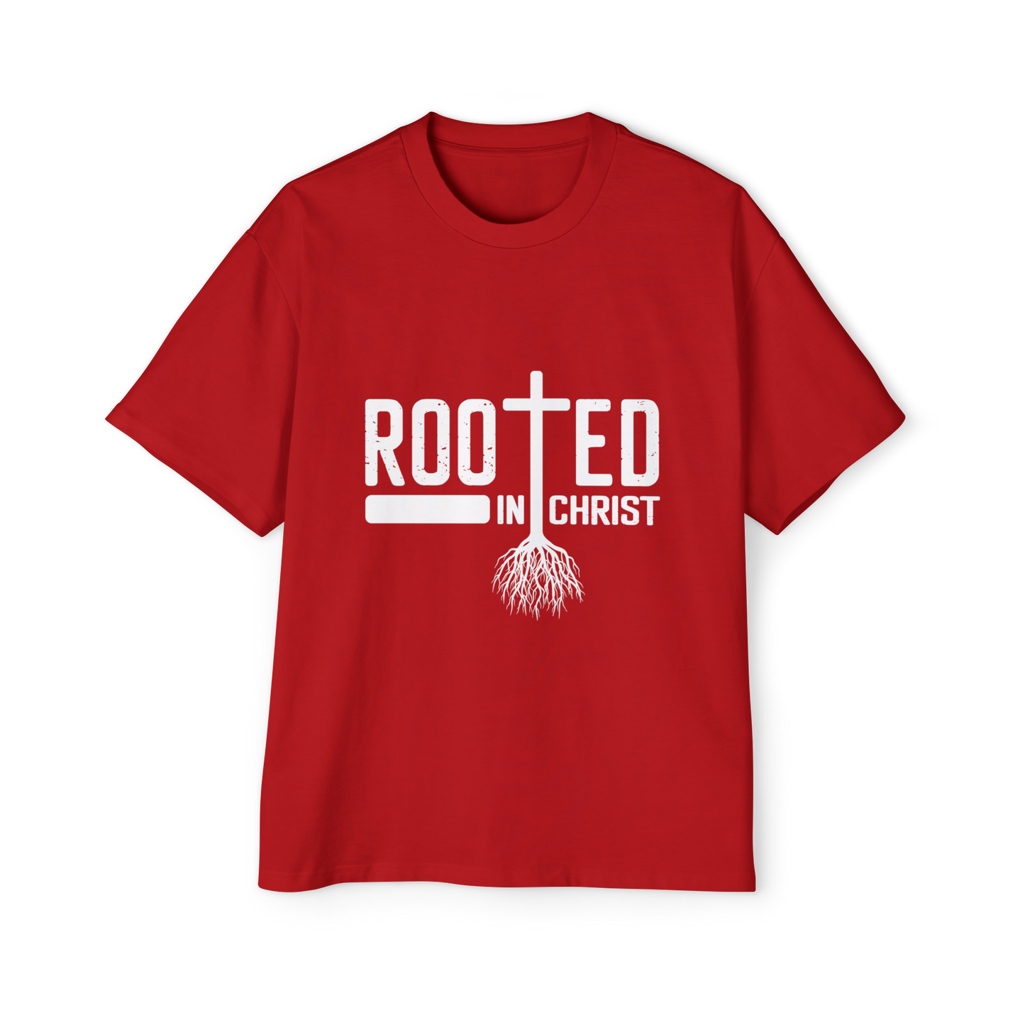 Oversized Tee - Rooted in Christ