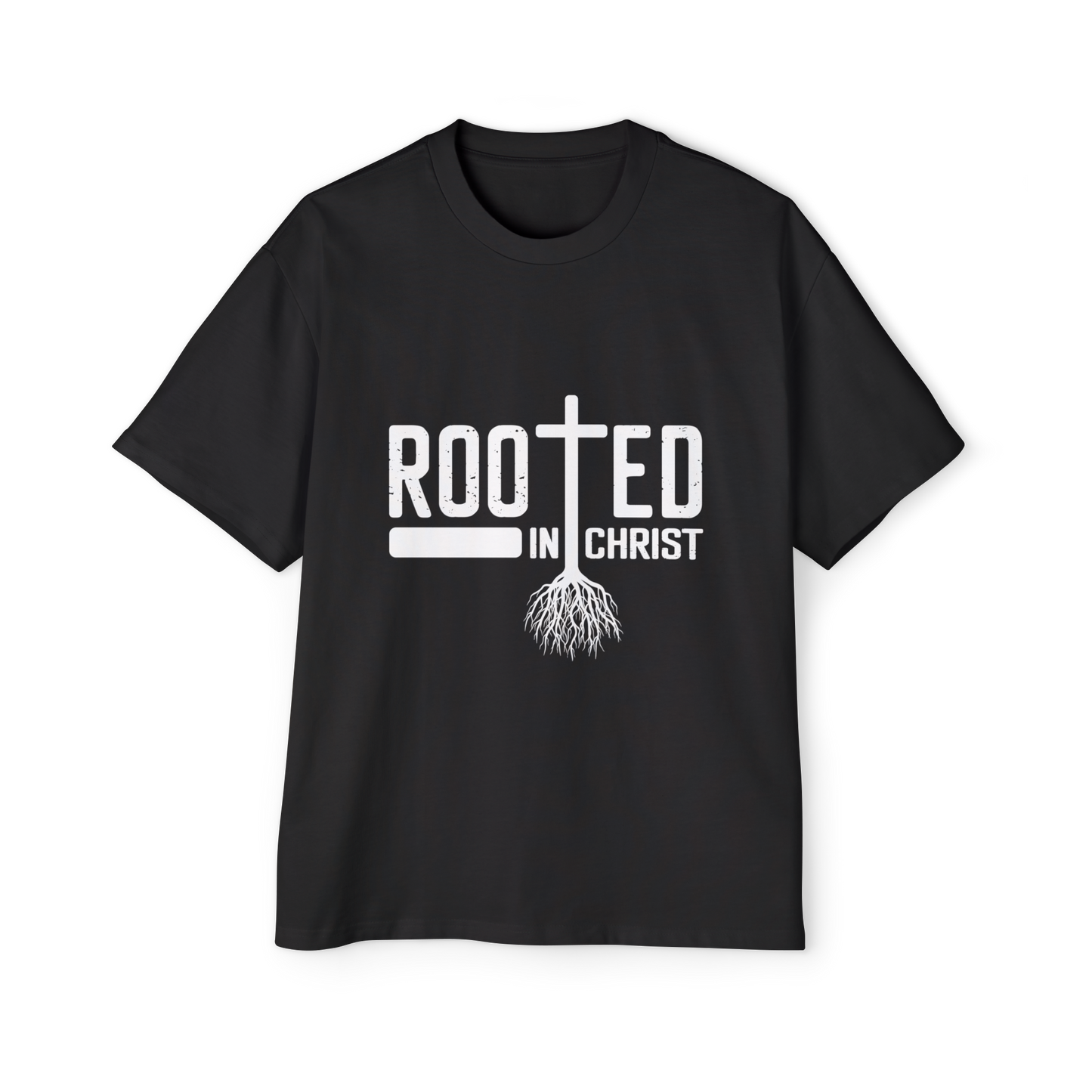 Oversized Tee - Rooted in Christ