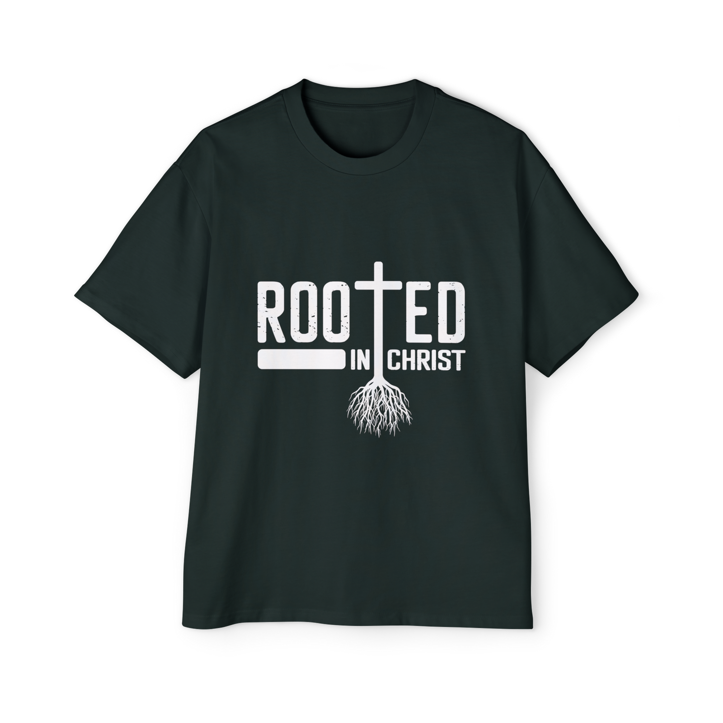 Oversized Tee - Rooted in Christ