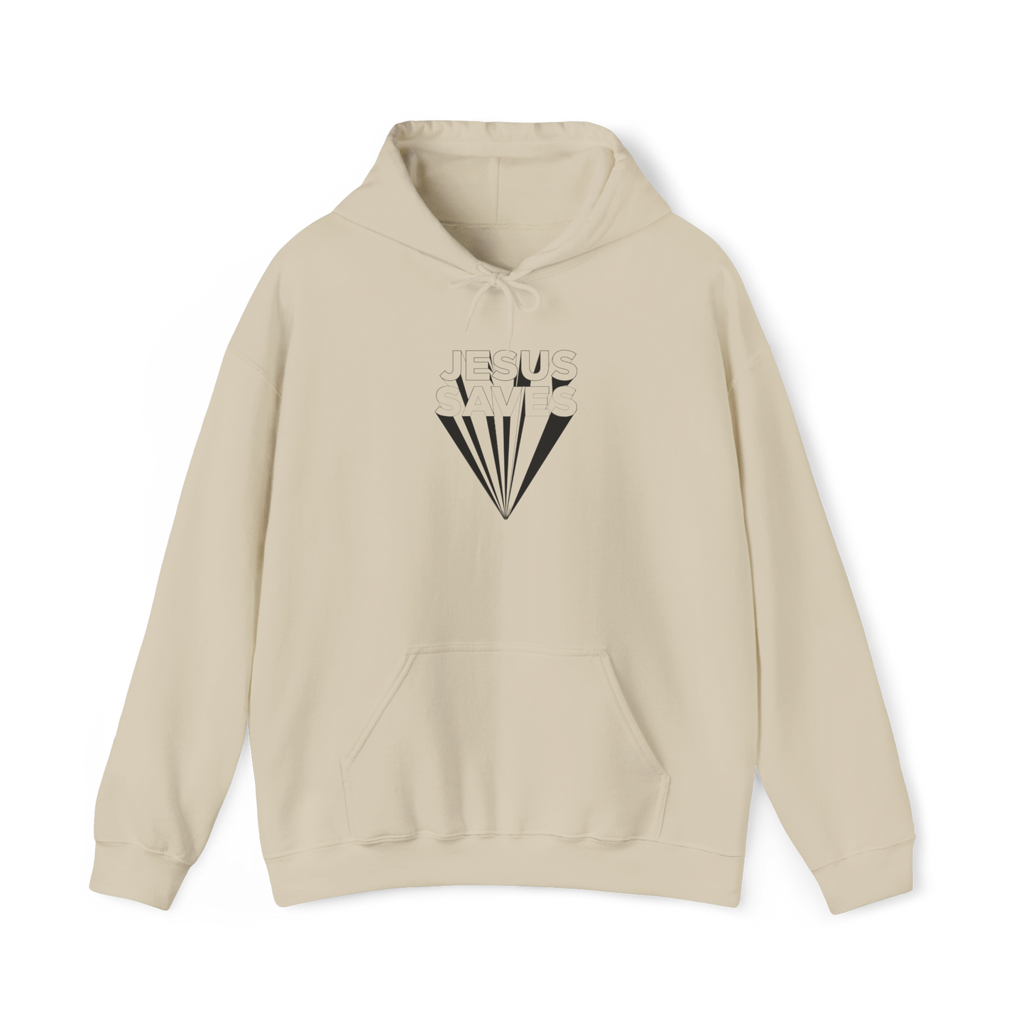 Jesus Saves Unisex Sweatshirt mit Kapuze