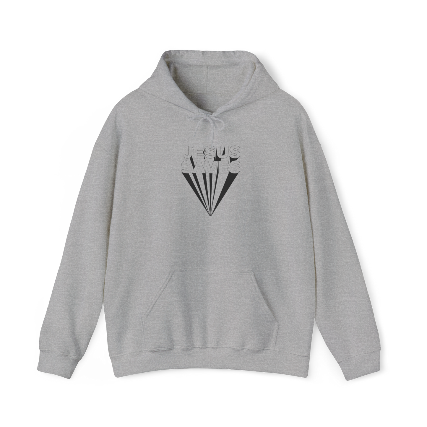 Jesus Saves Unisex Sweatshirt mit Kapuze