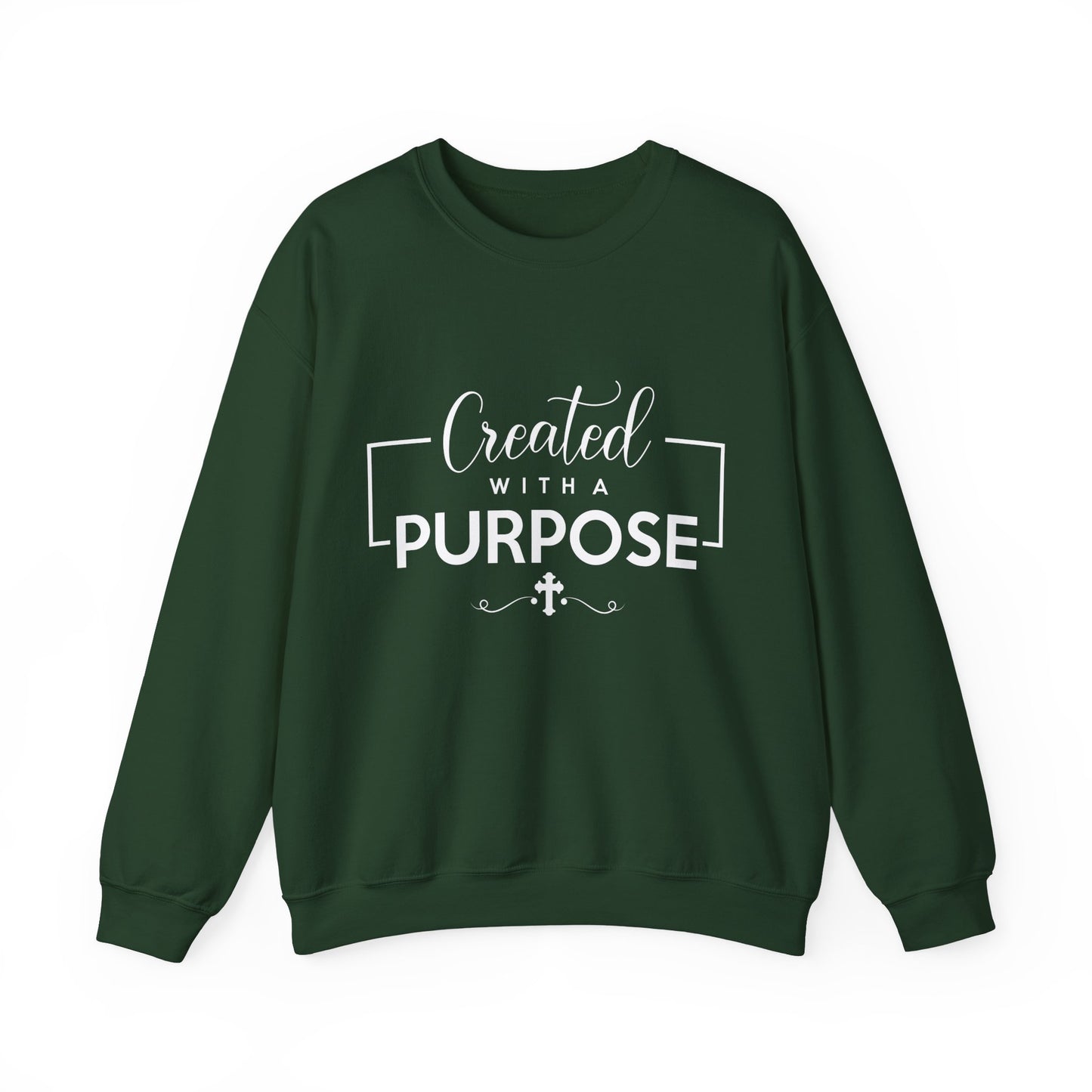 Unisex 'Created with a Purpose' Crewneck Sweatshirt