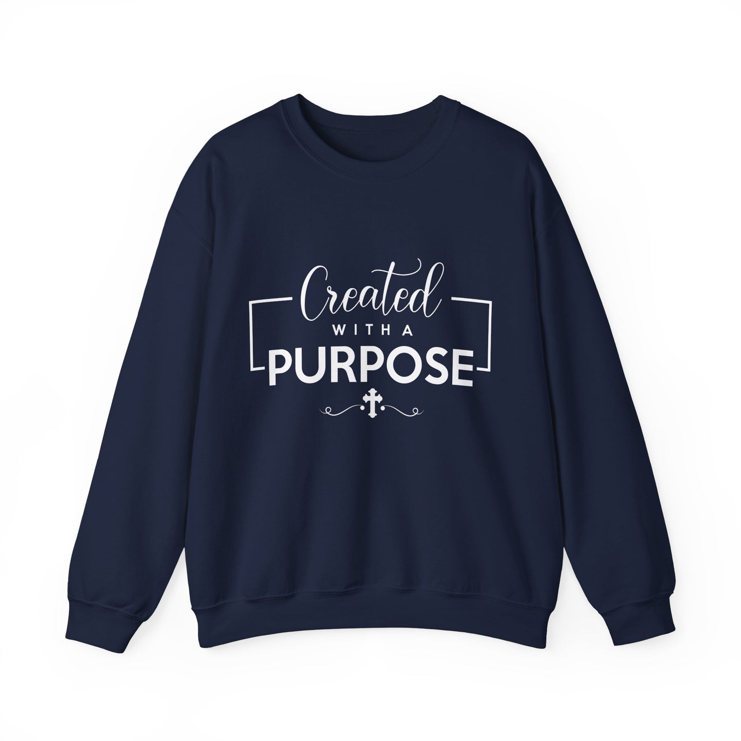 Unisex 'Created with a Purpose' Crewneck Sweatshirt