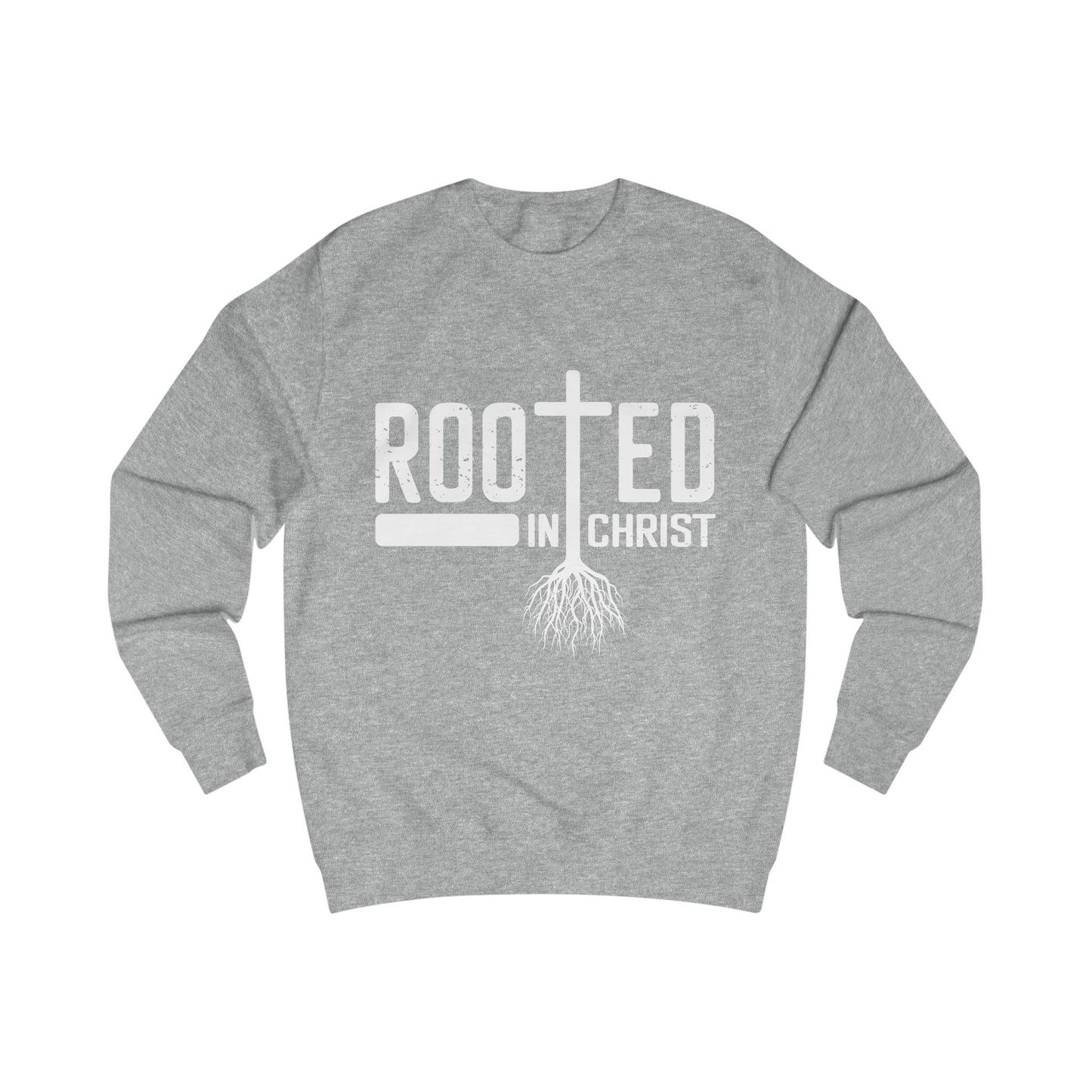 Rooted in Christ Unisex Sweatshirt - Faith-Based Apparel for Comfort and Inspiration