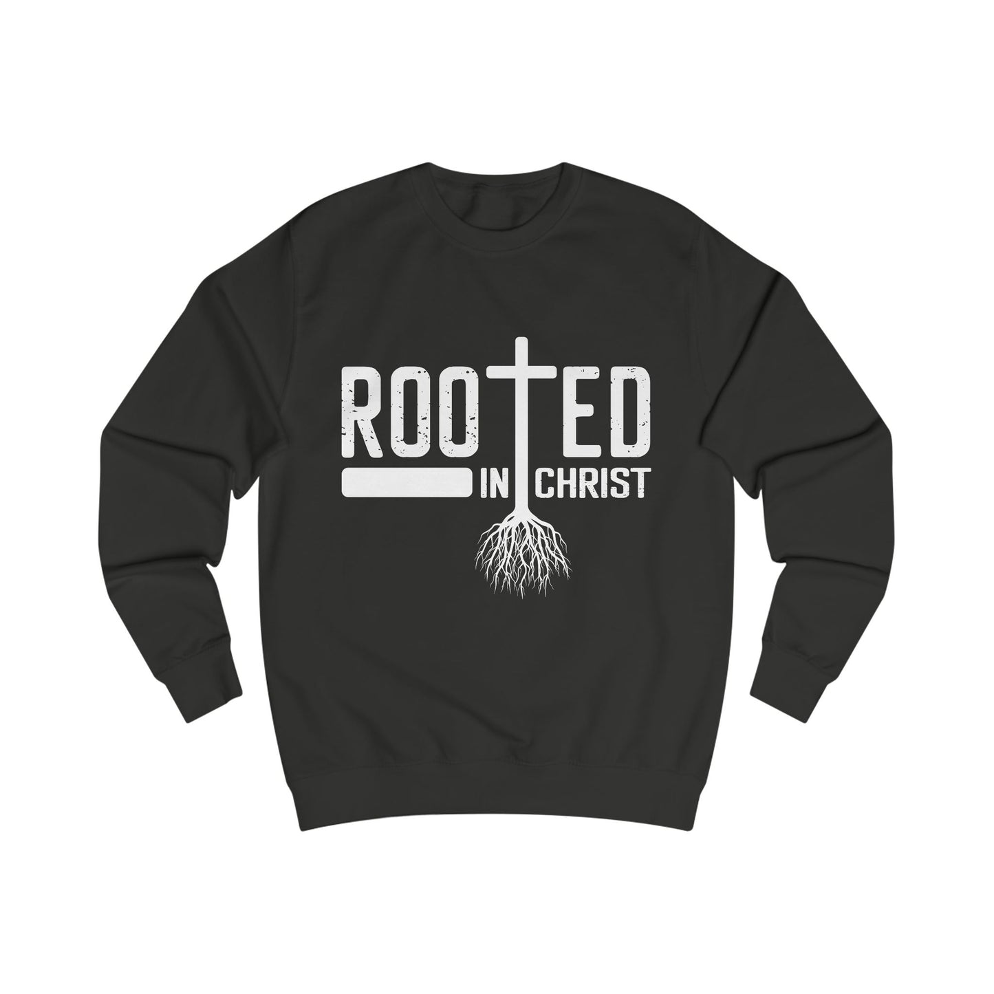 Rooted in Christ Unisex Sweatshirt - Faith-Based Apparel for Comfort and Inspiration