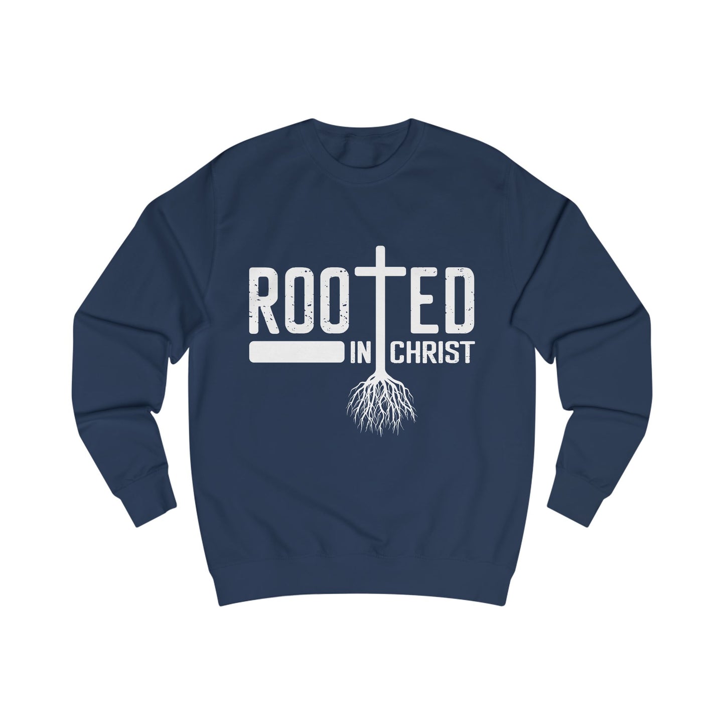 Rooted in Christ Unisex Sweatshirt - Faith-Based Apparel for Comfort and Inspiration