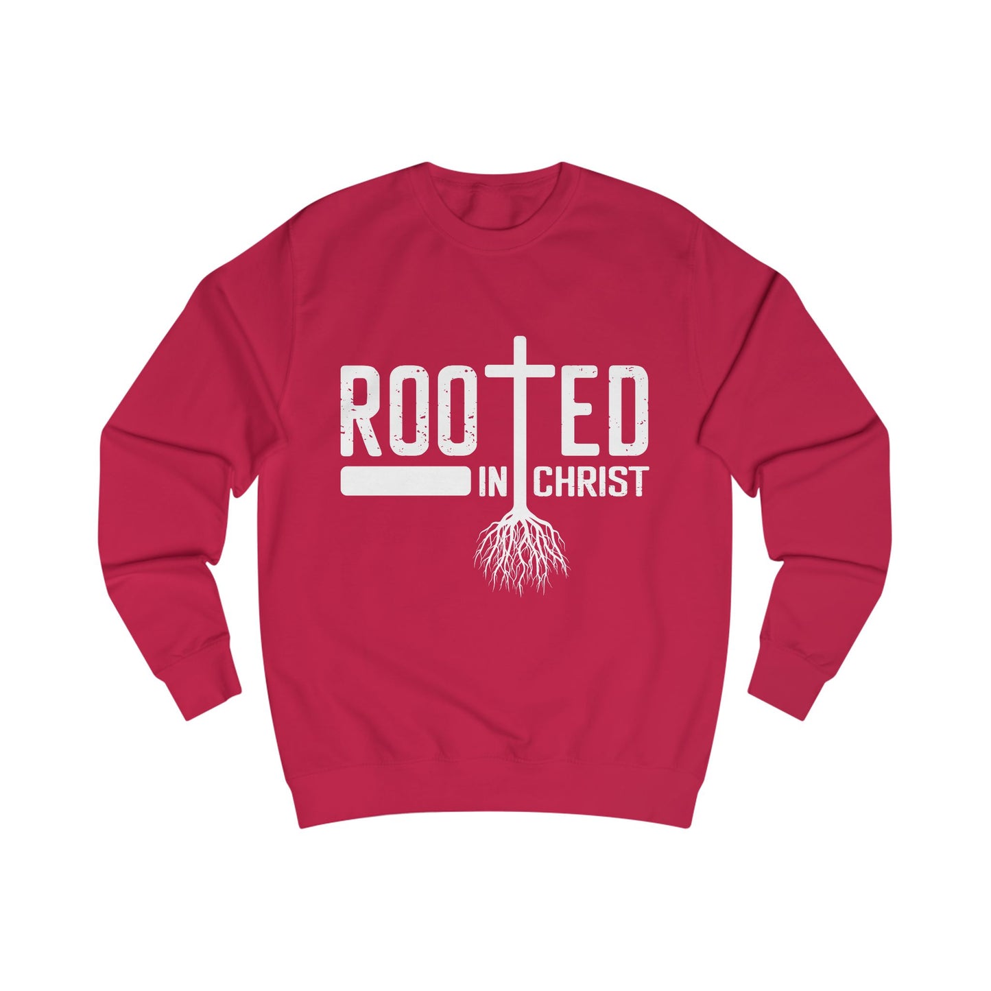 Rooted in Christ Unisex Sweatshirt - Faith-Based Apparel for Comfort and Inspiration