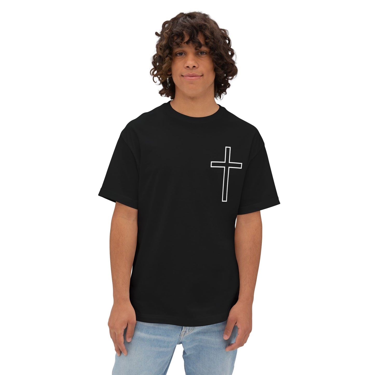 Faith-Inspired Unisex Oversized T-Shirt - I can do all things in Christ