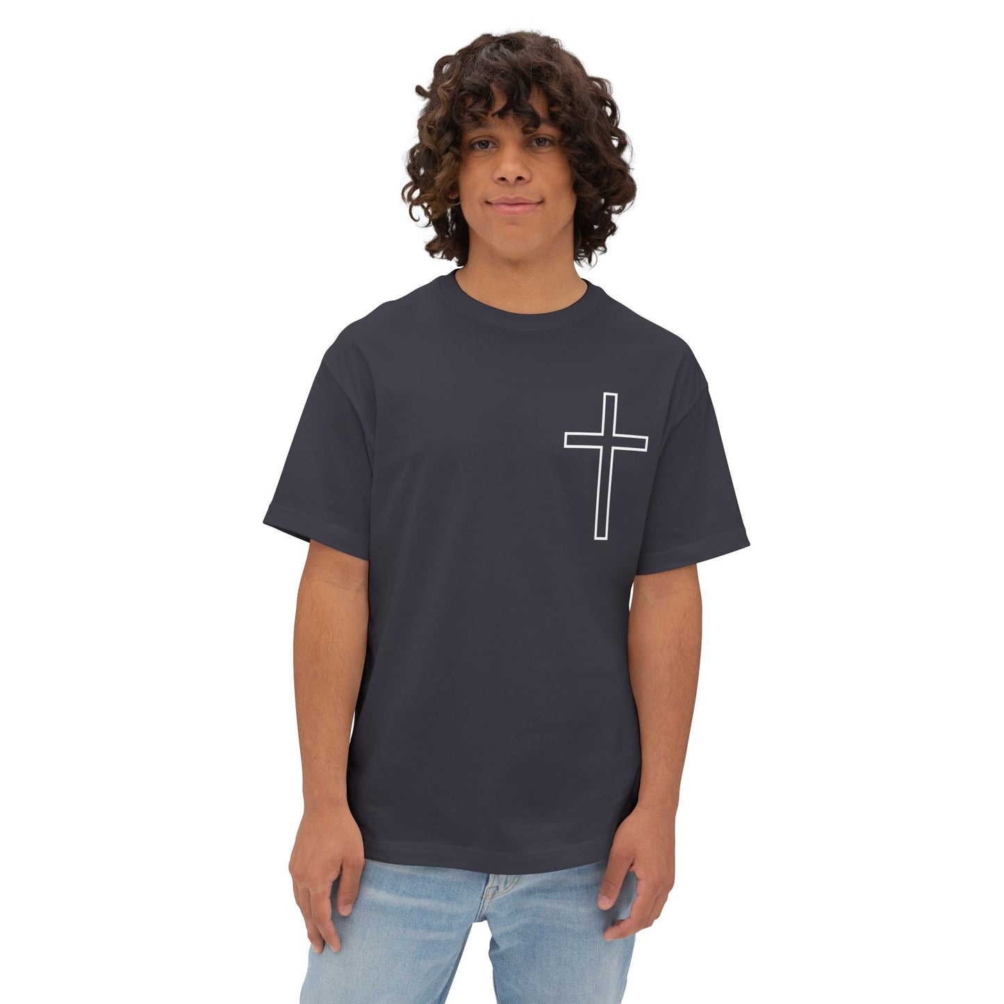 Faith-Inspired Unisex Oversized T-Shirt - I can do all things in Christ