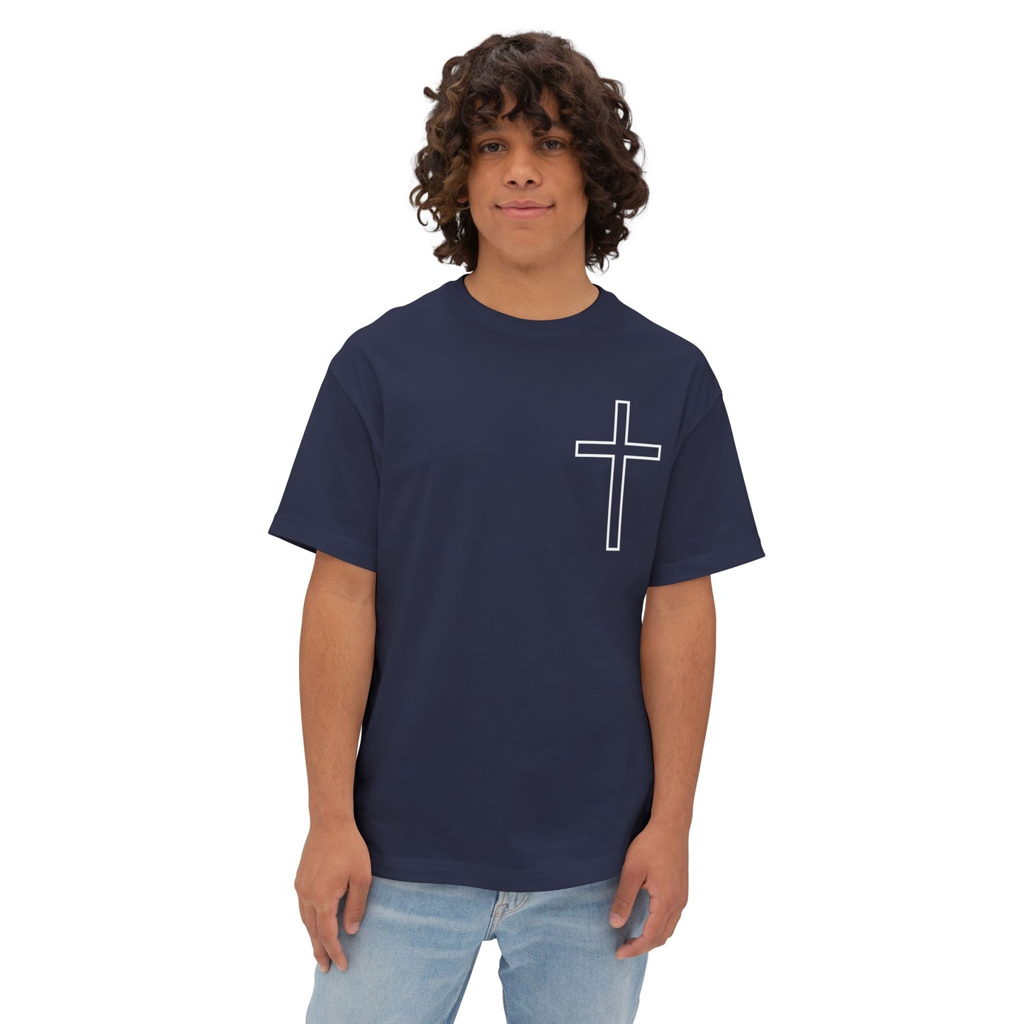 Faith-Inspired Unisex Oversized T-Shirt - I can do all things in Christ