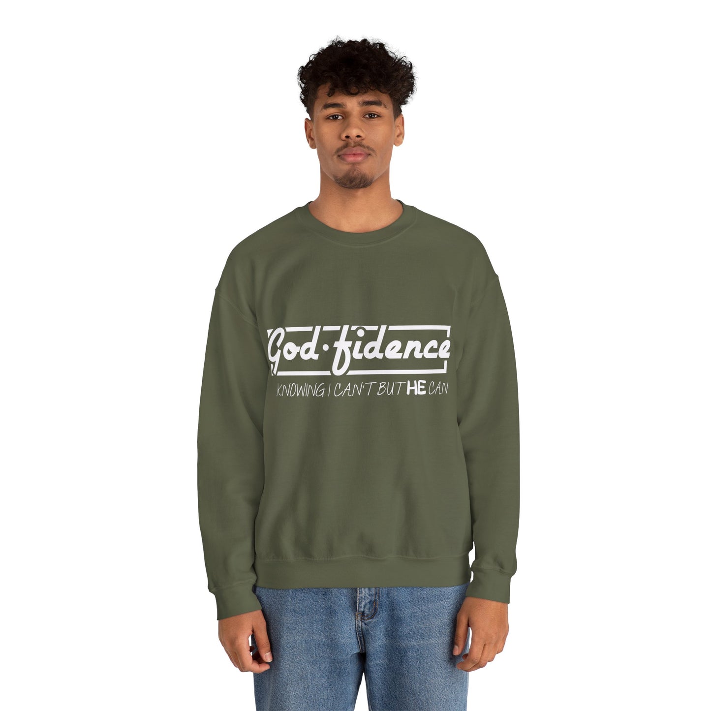 Confidence - God.fidence Unisex Crewneck Sweatshirt