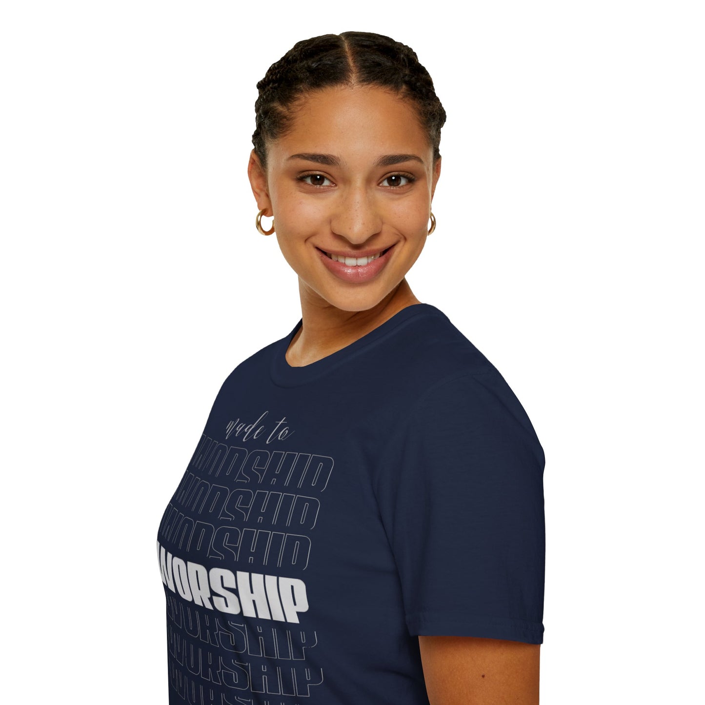 T-Shirt „Zur Anbetung gemacht“ für Unisex