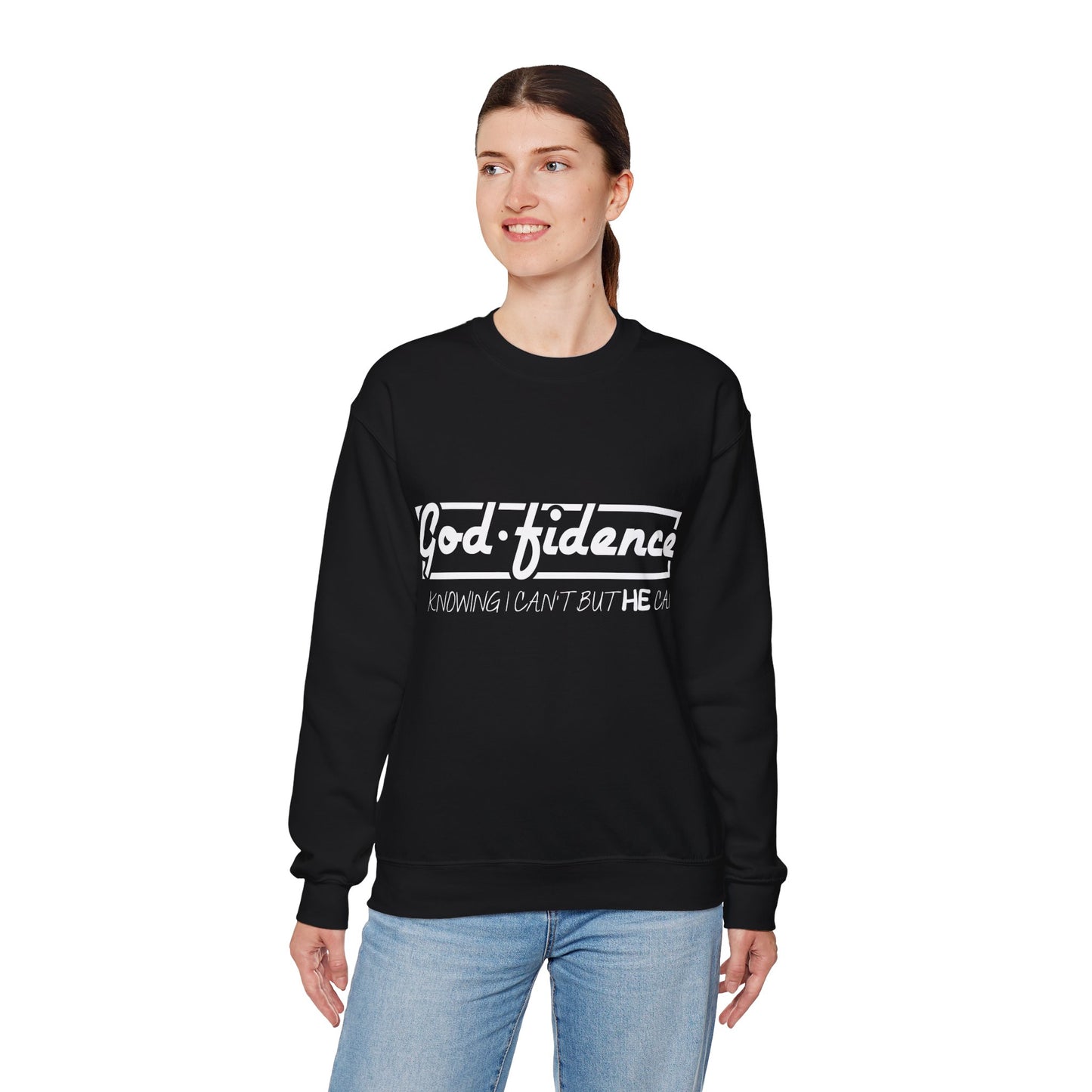 Confidence - God.fidence Unisex Crewneck Sweatshirt