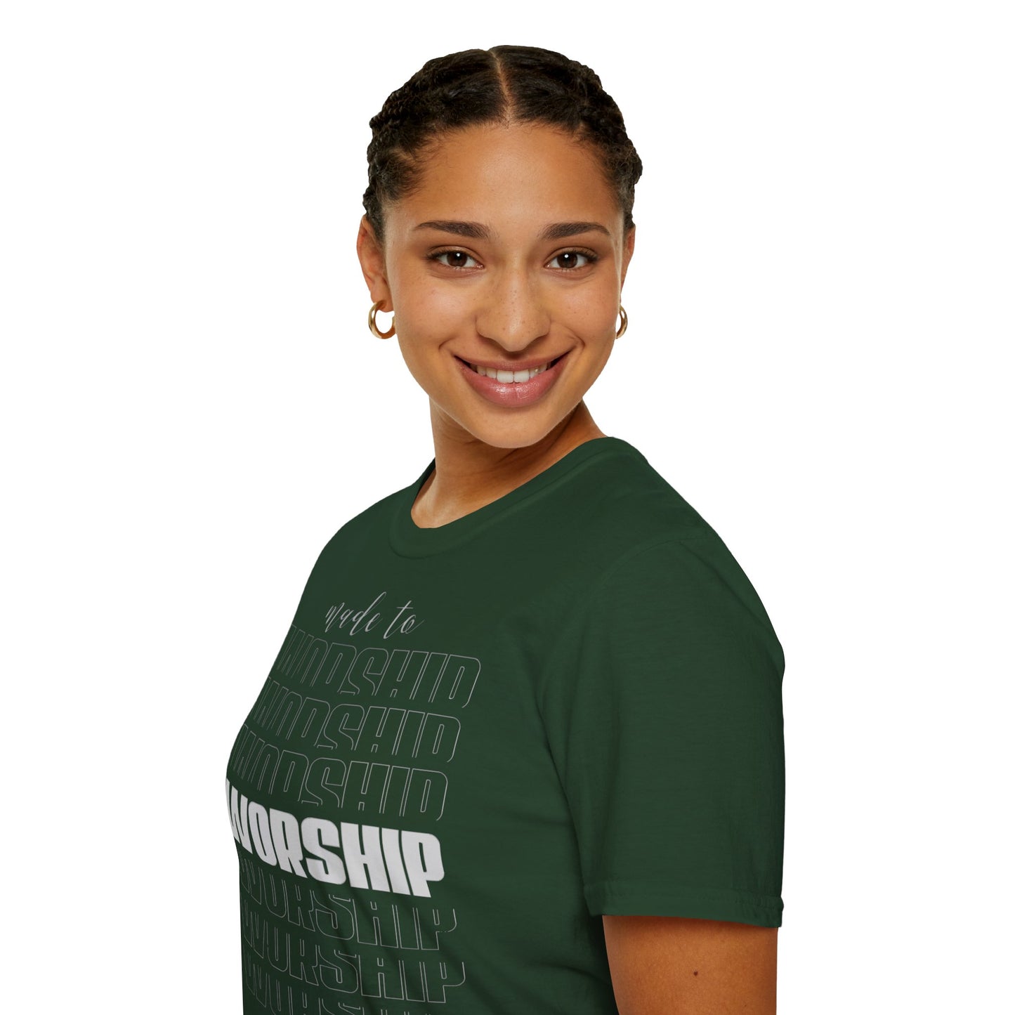 T-Shirt „Zur Anbetung gemacht“ für Unisex