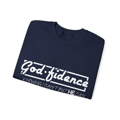 Confidence - God.fidence Unisex Crewneck Sweatshirt