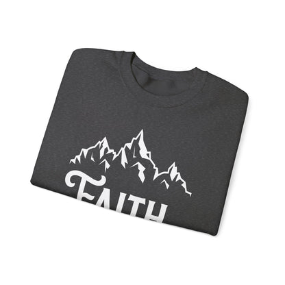 Unisex Heavy Blend™ Crewneck Sweatshirt - Faith can move mountain