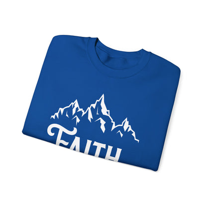 Unisex Heavy Blend™ Crewneck Sweatshirt - Faith can move mountain