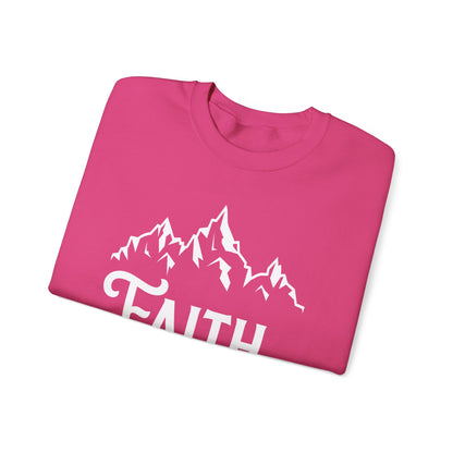 Unisex Heavy Blend™ Crewneck Sweatshirt - Faith can move mountain