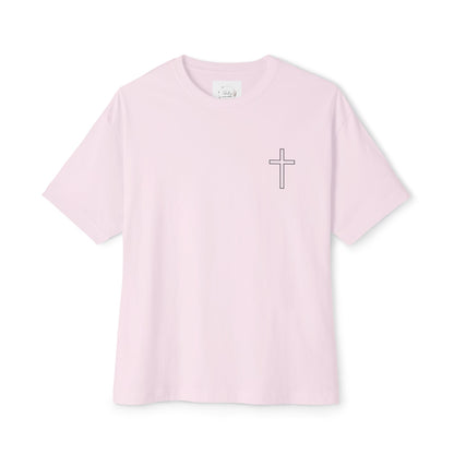 Faith Inspired Women Oversized Boxy Tee - Coffee Lovers' Shirt
