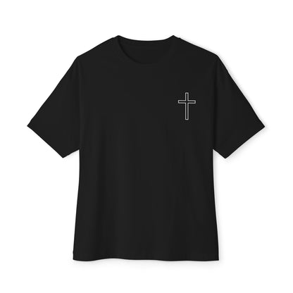 Faith Inspired Women Oversized Boxy Tee - Coffee Lovers' Shirt
