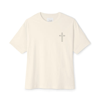 Faith Inspired Women Oversized Boxy Tee - Coffee Lovers' Shirt