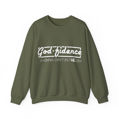 Confidence - God.fidence Unisex Crewneck Sweatshirt
