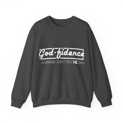 Confidence - God.fidence Unisex Crewneck Sweatshirt