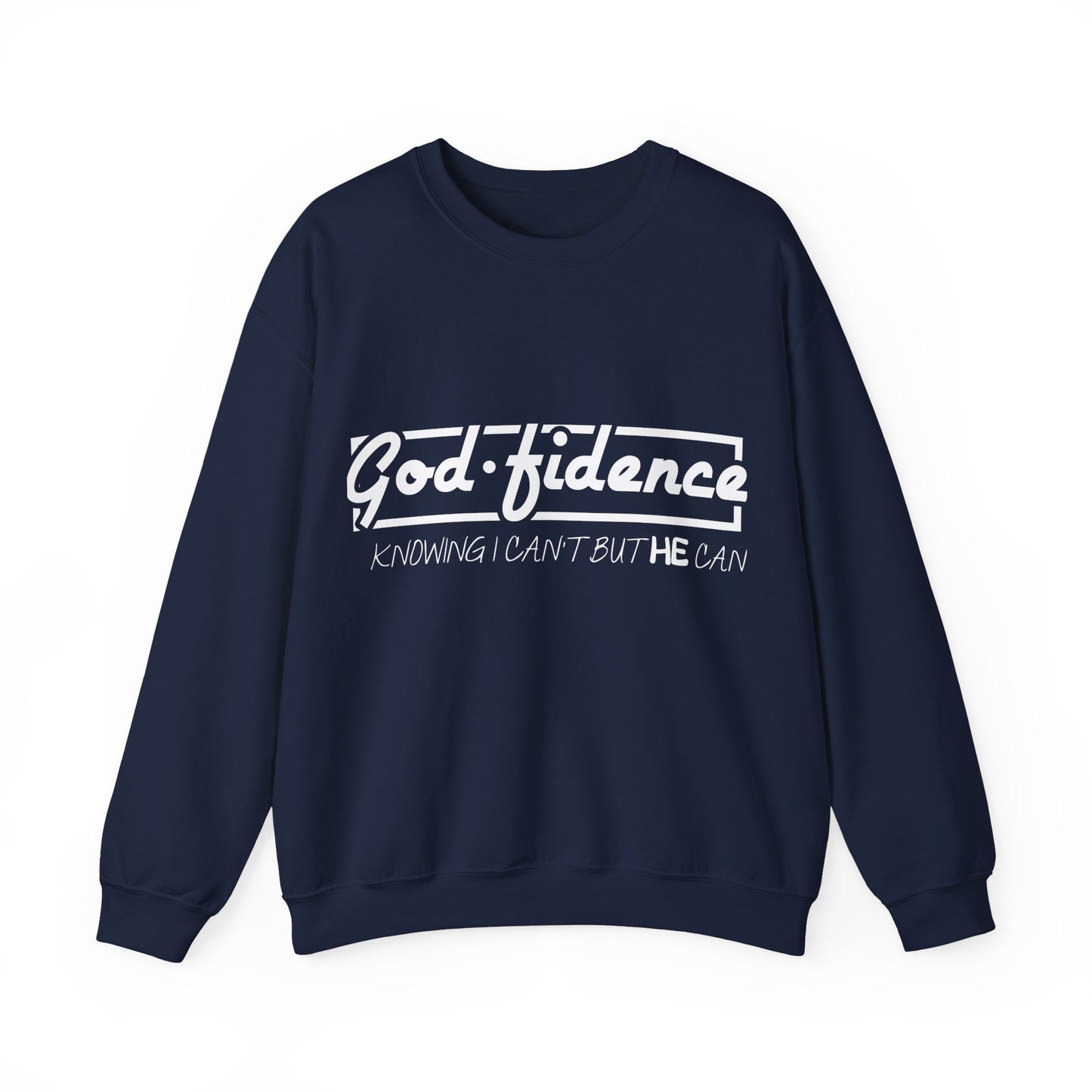 Confidence - God.fidence Unisex Crewneck Sweatshirt