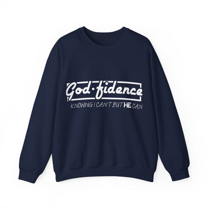 Confidence - God.fidence Unisex Crewneck Sweatshirt