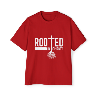 Oversized Tee - Rooted in Christ