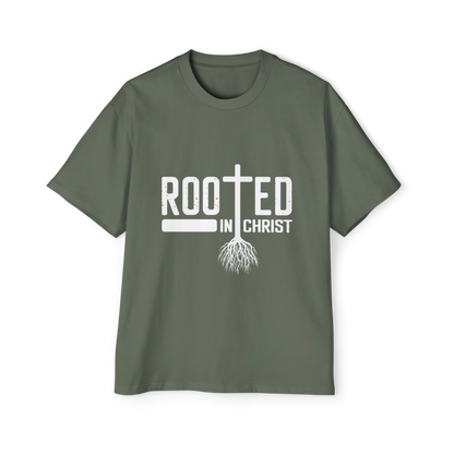 Oversized Tee - Rooted in Christ
