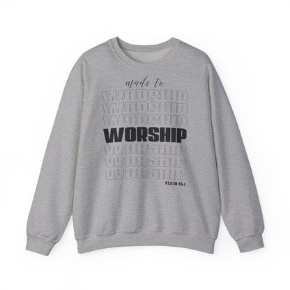 Unisex Sweatshirt - Made to Worship [Für die Gläubigen in Christus]