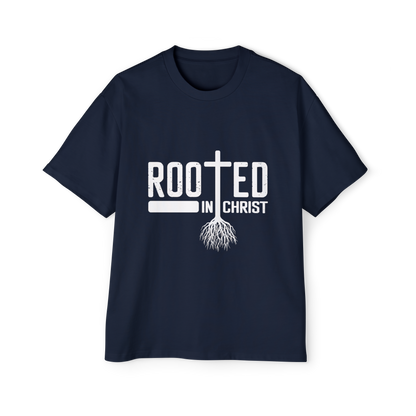Oversized Tee - Rooted in Christ