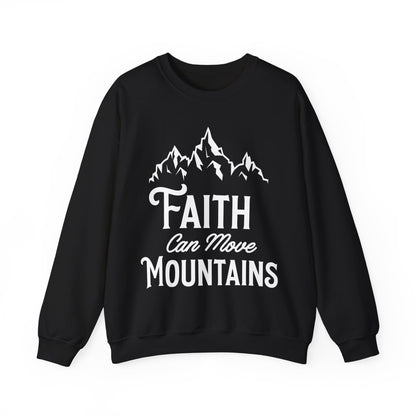 Unisex Heavy Blend™ Crewneck Sweatshirt - Faith can move mountain