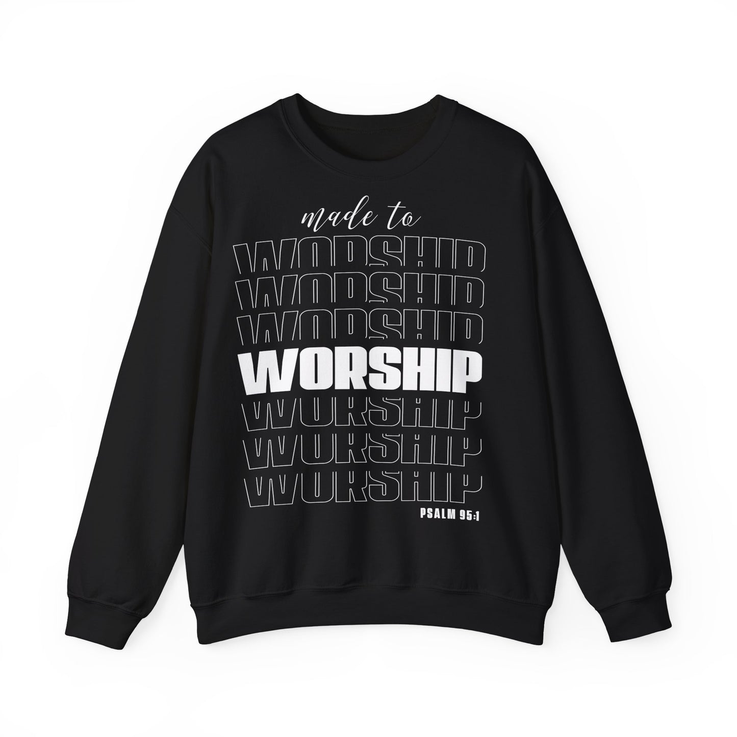 Unisex Sweatshirt - Made to Worship [Für die Gläubigen in Christus]