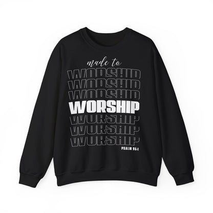 Unisex Sweatshirt - Made to Worship [Für die Gläubigen in Christus]