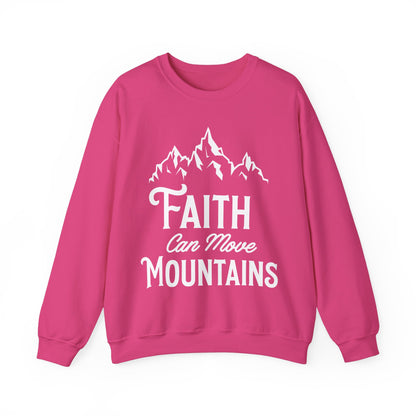 Unisex Heavy Blend™ Crewneck Sweatshirt - Faith can move mountain